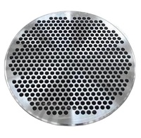 Lámina de Tubos y Deflectores SA266 Gr 2 Forjados y Mecanizados por CNC para Intercambiadores de Calor