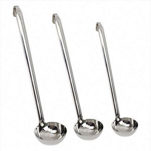 Cuchara de acero inoxidable con ranuras largas y gancho para cinturón, cuchara de sopa para hotel, restaurante, cocina, cuchara de sopa china - Product Image 5