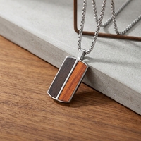 Tizti Sablé Dogtag Hommes Personnalisé Pendentif Bijoux Collier Pendentif En Acier Inoxydable Hommes