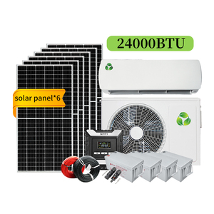 Off Grid Solar <b>Air</b> <b>Conditioner</b> 24 Seer <b>Mini</b> Split 48V 18000btu 24000btu Conditioning R134A 48V DC Split Units Solar System <b>Air</b> C - Product Image 5