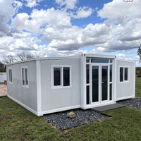 Maison conteneur pliable modulaire compacte de luxe pour camping minier, légère, facile à assembler, de qualité supérieure