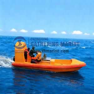 Perahu Penyelamat Cepat Oranye 6m untuk 15 Orang Sesuai Standar SOLAS - Product Image 6