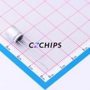 ตัวเก็บประจุแบบแข็ง HS0J108M0808PC แบบ Through-hole (THT), ขนาด D8xL8 มม. 1000uF 20% 6.3V 3.5 มม. - Product Image 2