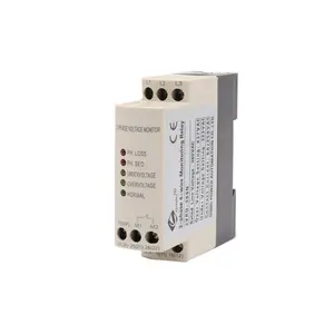 JVRD-380N relé 3/4 3 fásico monitoramento de voltagem, relé 3 p + n protetor controle de tensão fase relé 220v 380v