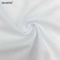 Delantex 100% Polyester Gestrickter Hochwertiger Stretch Bird Eye Mesh Stoff für Activewear Outdoor-Nutzung Futter & Windeln