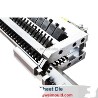 Nouveau moule en plastique plat en acier en T pour la ligne de Machine d'extrusion de Film laminé de revêtement de fonte de feuille d'extrusion de ménage