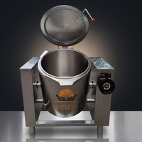 Marmite de Cuisson Inclinable à Prix d'Usine, Chaudière à Double Enveloppe à Chauffage Indirect - Meilleure Vente 2026 pour Cuisiner Légumes, Lait et Bouillie