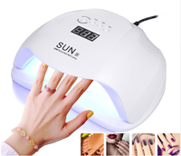 2025 profesional 30s curado rápido 36 cuentas de lámpara Uv Gel lámpara de uñas 54 vatios secador de uñas Uv lámpara Led Sun X para uñas