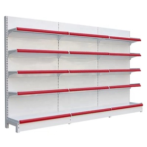 Góndola-estante de acero de alta calidad para supermercado, estantería de Metal de doble/una cara, fijo, giratorio, precio de fábrica - Product Image 6