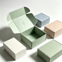 Boîte d'emballage pour vêtements en carton ondulé personnalisée en gros, impression recto-verso avec laminage mat et doublure en mousse