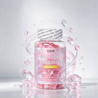 Gummies OEM au Glutathion et Collagène Saveur Fraise Anti-Âge Éclat Extra Fort Blanchissant et Illuminateur de Peau Adulte 60