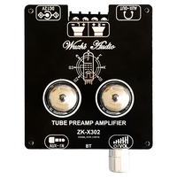 Module d'amplificateur de puissance DC12V ZK-X302 Entrée BT 6J1 6J2 Tube Amplificateur de puissance Module de carte d'amplificateur de puissance HIFI Alimentation