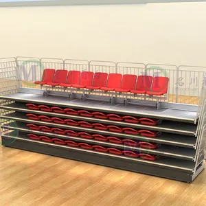 Metal tribün kapalı tribün geri çekilebilir oturma sistemi futbol stadyum koltukları