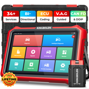 KINGBOLEN K8 PRO Scanner de diagnostic automobile universel OBD2, codage bidirectionnel de l'ECU, Bluetooth, outil complet pour tous les systèmes - Product Image 1