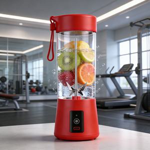 Mixeur portable pour smoothies, sans BPA, qualité alimentaire, faible bruit, robuste, 400 ml, alimenté par batterie, recharge USB, étanche - Product Image 1
