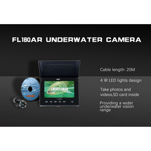 Détecteur de poissons portable Lucky Fl180ar avec écran de 5,0 pouces, caméra sous-marine à 180 degrés et enregistreur vidéo HD - Product Image 5