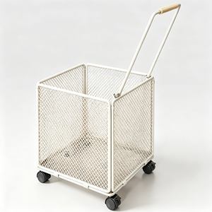 Carrito de Compras Grande para Supermercado, 340L, Resistente, con Ruedas Silenciosas, Cesta de Alambre, para Tiendas de Abarrotes, Almacenes y Comercios, Kit Profesional - Product Image 3