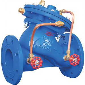 YomteY Piston Type Control Valve Carbon Steel Water Flow Adjustment Two Way Flanged - Product Image 3