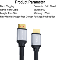 HDMI de carga rápida chapado en oro 4K 60Hz Cable HDMI de alta calidad al por mayor 4K 20 metros para computadora/HDTV/proyecto