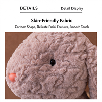 Peluche Z Bunny, jouet en peluche mignon lapin-ours, cadeau unisexe pour enfants, fête, anniversaire, en coton PP