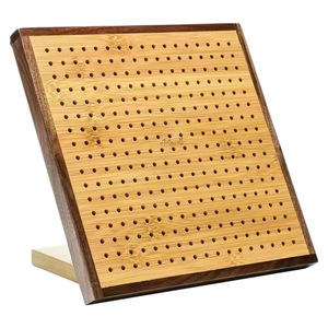 Wooden Knitting <b>Board</b> Square Pegboard Portable Crochet Tool For Needlework Desktop Use - Product Image 5