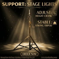 Système d'éclairage DJ portable professionnel Party Bar LED Disco Gear avec support Lumière multifonctionnelle