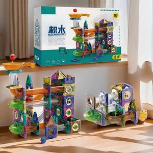 Juguete de Construcción Educativo para Niños, Caja de Regalo Portátil DIY, Pista de Bolas, Bloques de Construcción Creativos - Product Image 3
