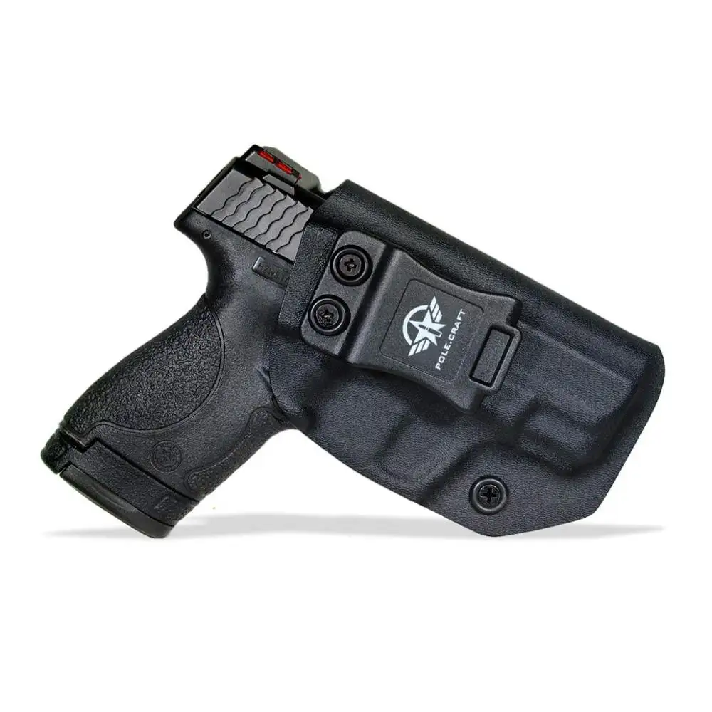 ซองใส่ปืน M-P Shield 9มม.,ซองใส่ปืน IWB Kydex ใส่ได้พอดี: Smith & Wesson M & P Shield 9/40 3.1 "สายคาดเอวด้านในปืนพก