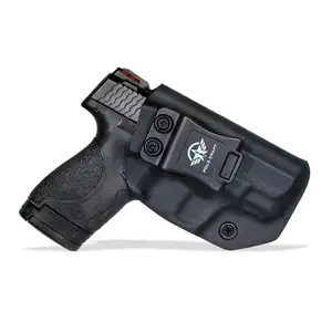 Großhandel verdeckte trage holster m p schild 9mm-IWB Kydex Holster Custom Fit: Smith & Wesson M & P Shield Plus / M 2,0/M 1,0-9mm/.40 S & W 3,1 "Barrel-Inside Waist band
