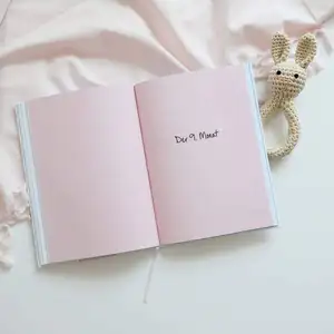 Lindo caderno personalizado para mamãe, diário de recém-nascido