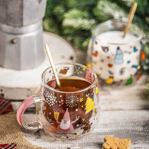 Đôi tường kính uống ly cà phê 320ml hai lớp cốc thủy tinh borosilicate chịu nhiệt cốc thủy tinh - Product Image 6