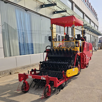 Moteur de récolte d'ail industriel de 1.5m de largeur de travail à moteur diesel Boîte de vitesse équipement agricole pour moteur de récolte de pommes de terre de carotte