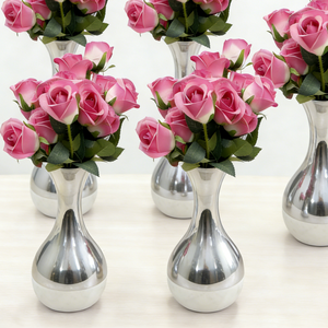 Jarrón Dorado con Base de Mármol, Mecanizado por CNC, Certificado ISO9001, Tamaño Personalizado y Producción en Pequeños Lotes para Decoración Floral de Mesa - Product Image 1