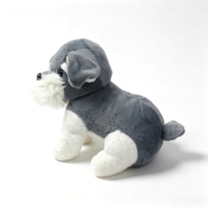 Lindo Peluche de Schnauzer, Muñeco de Perro de Peluche Suave con Barba y Cejas Distintivas, para Niños, Regalo de Cumpleaños, Decoración del Hogar - Product Image 3