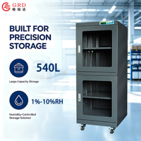 Sécheuse industrielle GRD 540CF, commande intelligente par micro-ordinateur, déshumidification constante, stockage de composants électroniques