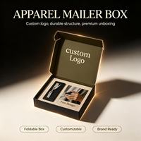 Boîtes d'emballage en carton ondulé personnalisées avec bandes de déchirement, grandes boîtes d'expédition, grandes boîtes d'envoi express, utilisées pour les vêtements