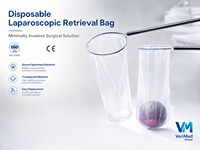 Endobag, sac de récupération de spécimens laparoscopiques jetable de 250 ml pour l'extraction de tissus chirurgicaux