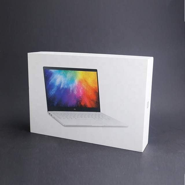Custom White Corrugated Cardboard Mini Electronic Laptop Pad Tablet Gift Packaging Box