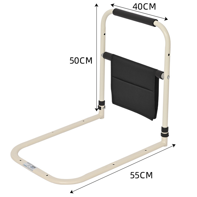 Convenient carbon steel bedside armrest