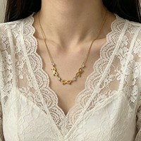 Ensemble collier et bracelet tendance pour femme avec nœud papillon et zircon - Acier inoxydable plaqué or 18 carats, résistant à l'eau et inaltérable, cadeau idéal pour les fêtes