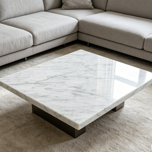 Premium Modern Polished Carrara White <b>Marble</b> Big Slab Waterproof for Floor Vanity Staircase Bathroom Hall Indoor Background Wall - Product Image 6