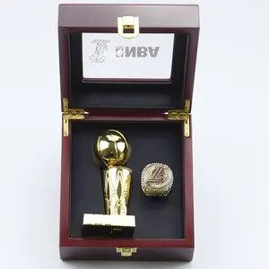 Anel campeonato lebron de 2023 lagos, anel personalizado de campeonato de basquete com anel de troféu, caixa de exibição de madeira para homens, joia, presente