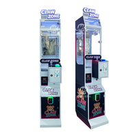 Machine de jeu de grue à prix gagnant, mini méga, personnalisable par le fabricant, avec accepteur de pièces