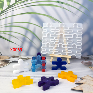 Moule en silicone pour résine fait main, style DIY, ornements décoratifs et outils pour gâteaux, pour la fabrication de résine, moule en plâtre - Product Image 3