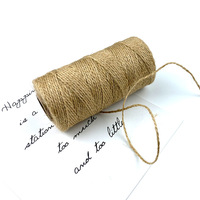 E-magic Sortie d'usine Corde de chanvre naturel Nouveau design Élégant de meilleure qualité Ruban de jute Imprimé Vente en gros Corde de chanvre 3mm