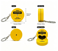 Cendrier rond en métal en gros, mini cendrier de poche portable, boîte de rangement pour cendres de cigarettes, cendrier de voyage sans fumée pour l'extérieur