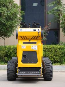 Pengiriman gratis Euro 5 EPA Kubota Diesel Skid Steer Jalur Mini selip <span class=keywords><strong>Loader</strong></span> 400KG dengan mesin pemotong rumput Mulcher hutan - Product Image 5