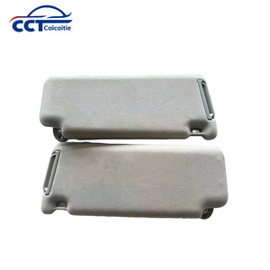 Pare-soleil en matériau PU avec lumière LED et miroir de courtoisie pour Land Cruiser 08-19 LC200, pare-soleil de voiture, accessoires intérieurs - Product Image 3