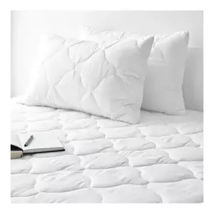 Protège-matelas matelassé simple, largeur 100 cm, lavable en machine, housse de lit pour la maison - Product Image 1