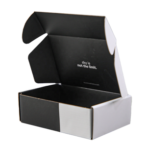 Luxury Black Corrugated <b>Shipping</b> Eco Friendly Cardboard Gift Packaging Mailer <b>Box</b> with Custom Printing - Product Image 1